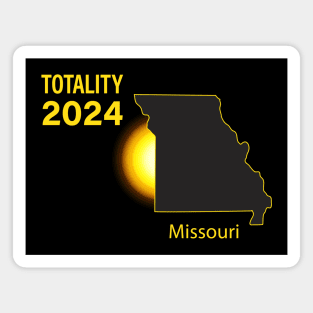 Total Solar Eclipse Missouri State 2024 Magnet